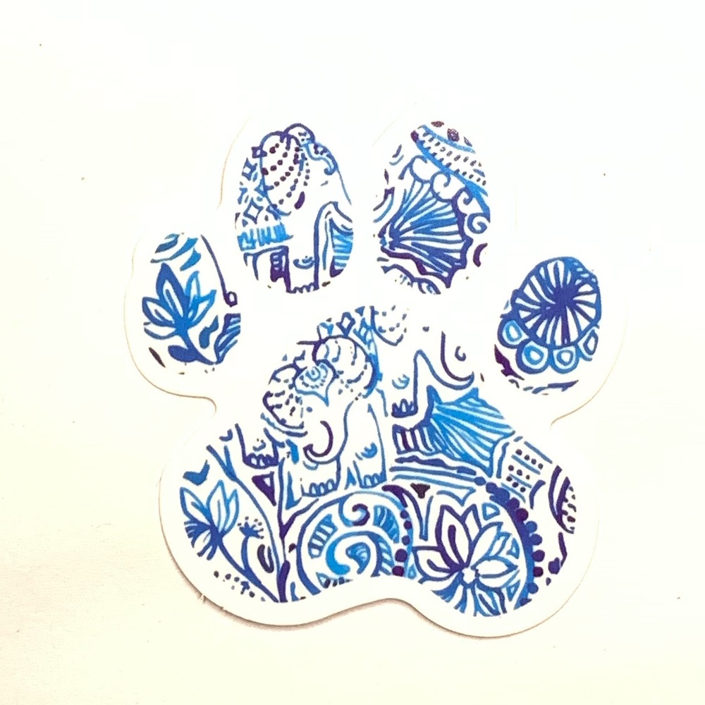 Paw Print Vinyl Sticker
